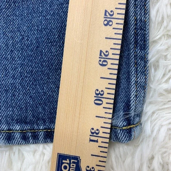 Hollister Jeans Mens 34x31 Blue Pants Classic Taper Denim Button Fly Tag 36x32 - Picture 10 of 13